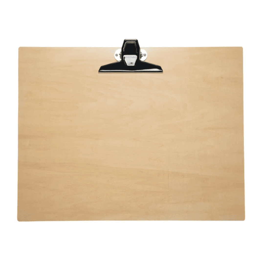 Clipboard simplu A3 - landscape, din fibra lemnoasa, MAUL Tilia - wood