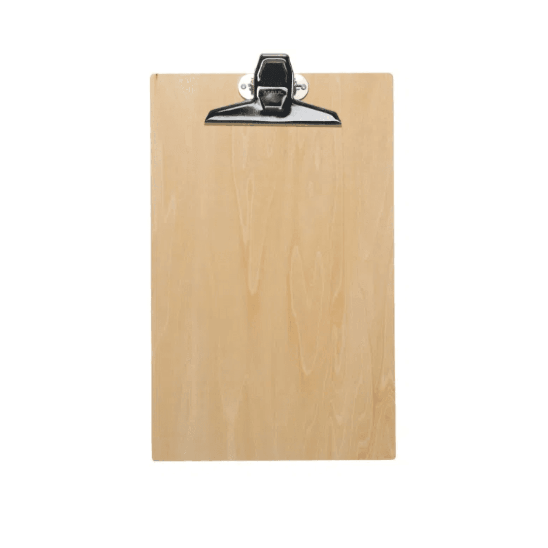 Clipboard simplu A4, din fibra lemnoasa, MAUL Tilia - wood