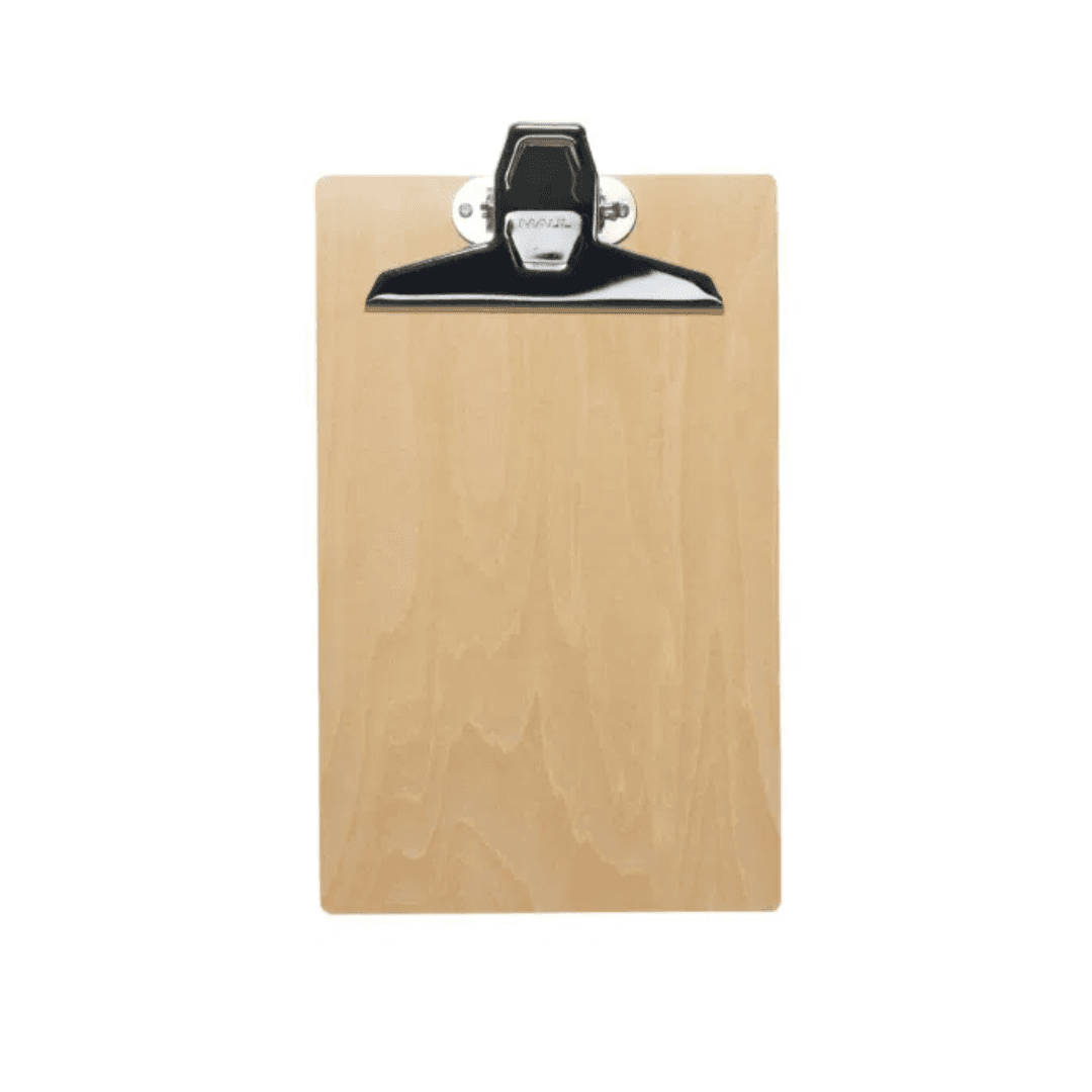 Clipboard simplu A5, din fibra lemnoasa, MAUL Tilia - wood