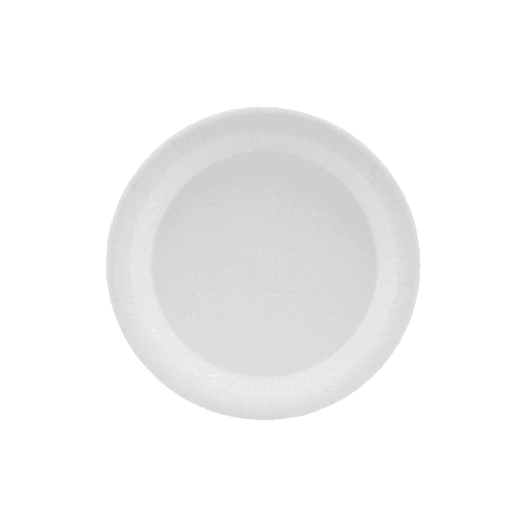Farfurie bio rotunda din carton,diam. 18 cm, 50buc/set