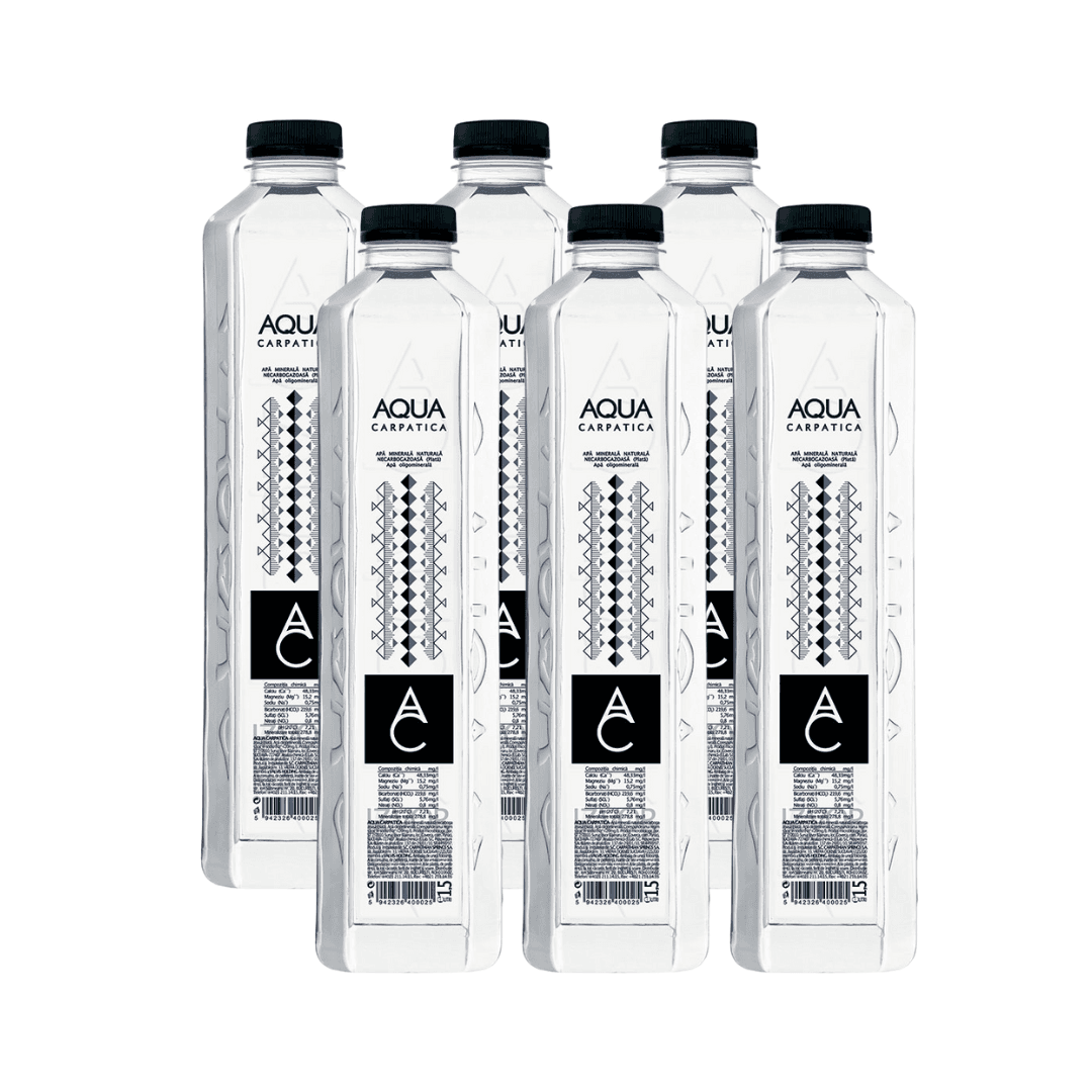 Apa minerala Aqua Carpatica 1.5L, 6 buc/bax