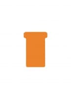 DJOIS T-cards, din hartie, 100buc/set, format 2 - (85 x 48mm, top 60mm) - orange