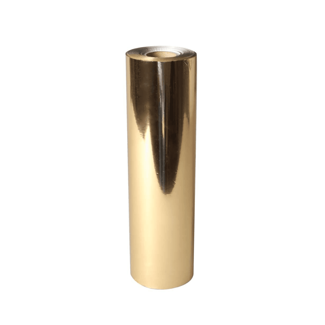 Folie lucioasa pentru folio, 18cm x 122 m, OPUS Mundial - auriu