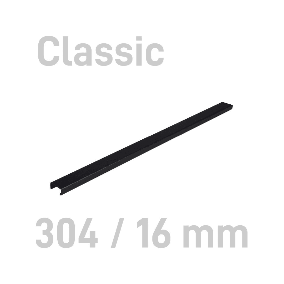 Sina metalica structura panzata, A4, 121-150 pag.(16 mm) 10 buc/set, Metal -BIND OPUS - negru
