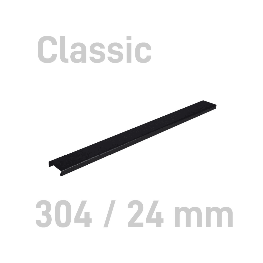 Sina metalica structura panzata, A4, 181-220 pag.(24 mm) 10 buc/set, Metal -BIND OPUS - negru
