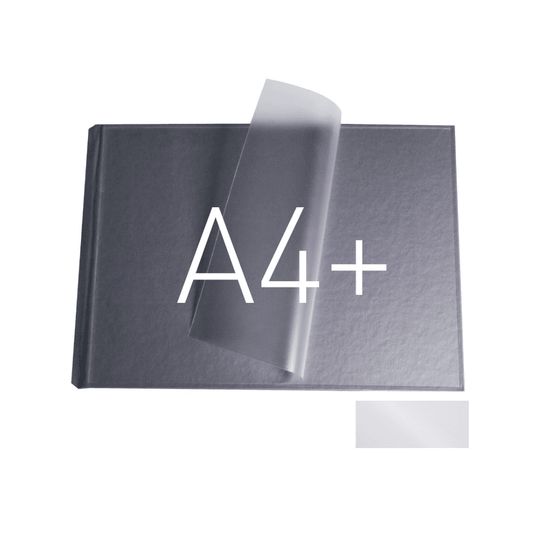Coperta lucioasa Art Duplex cu folie laminare interior A4 ( landscape ) OPUS 20 buc/set-Alb