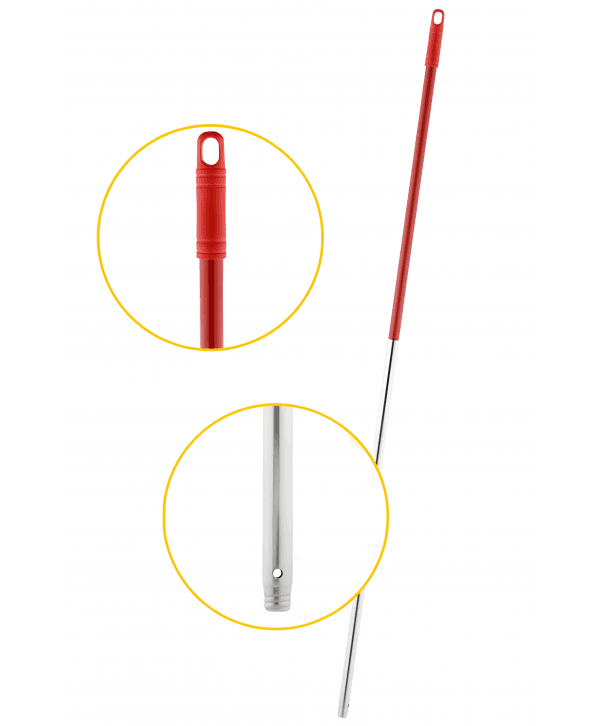 Coada din aluminiu 140cm, rosie