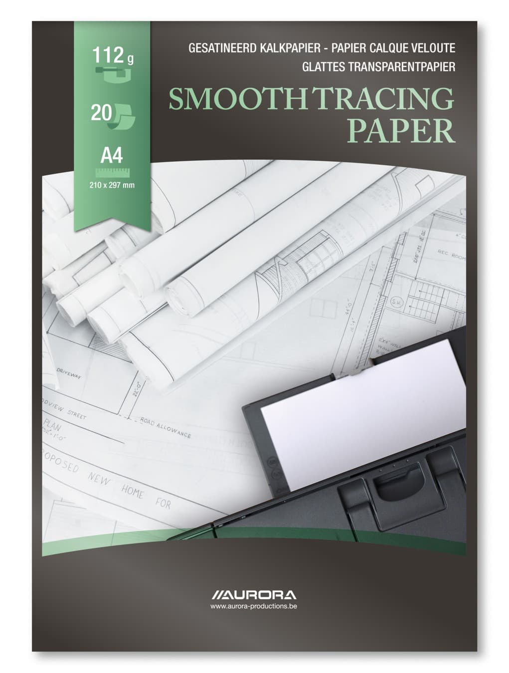 Hartie calc A4 - 210x297mm, 20 file - 112gsm, AURORA Raphael - pt. inkjet si laser