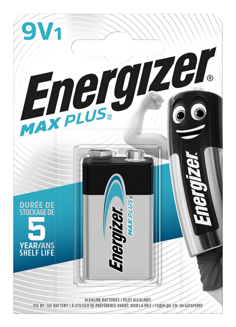 Baterie ENERGIZER Max Plus 9V