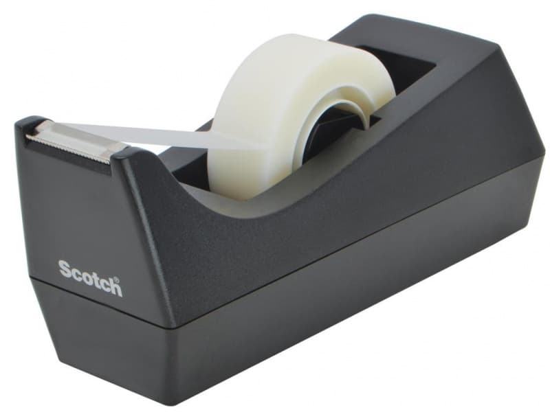 Dispenser banda adeziva, max 19mm x 33m, 3M - SCOTCH C38 - negru