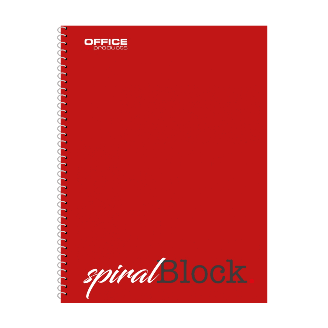Caiet cu spirala, A4, 80 file - 70g/mp, coperti carton, Office Products - dictando