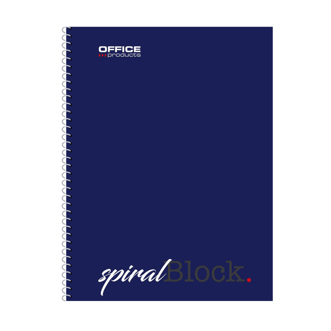 Caiet cu spirala, A5, 80 file - 70g/mp, coperti carton, Office Products - dictando