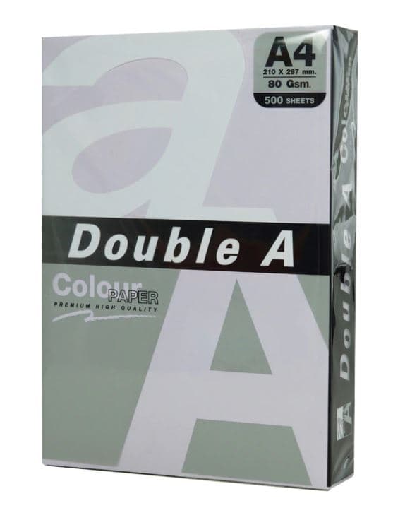 Hartie color pentru copiator A4, 80gsm, 100coli/top, Double A - pastel lavender