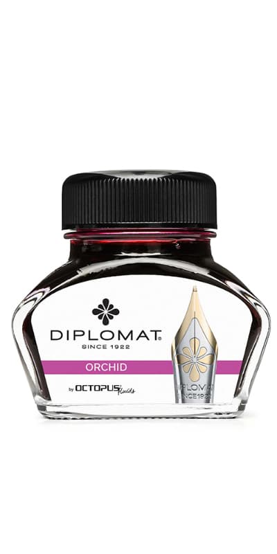 Calimara cu cerneala DIPLOMAT Octopus, 30 ml - roz fucsia