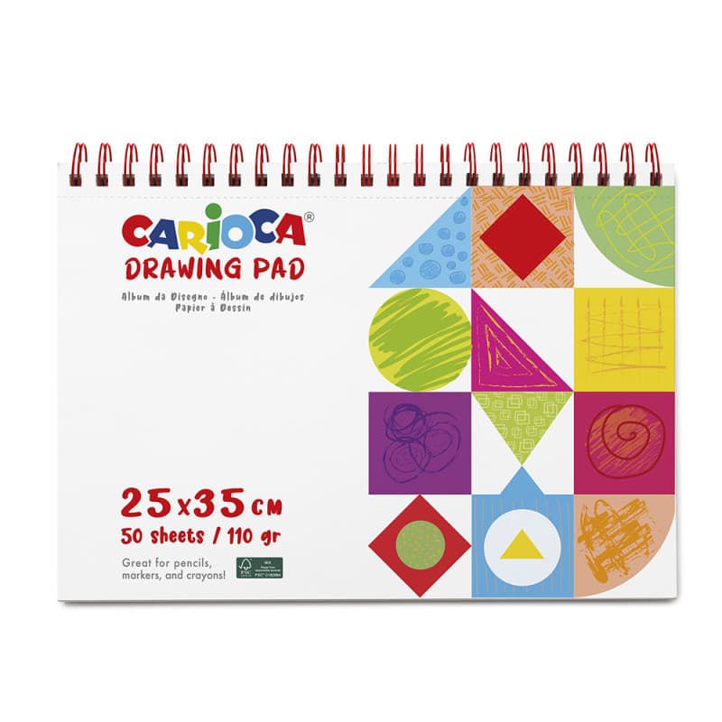 Bloc de desen Carioca, 20 x 35, 50 file