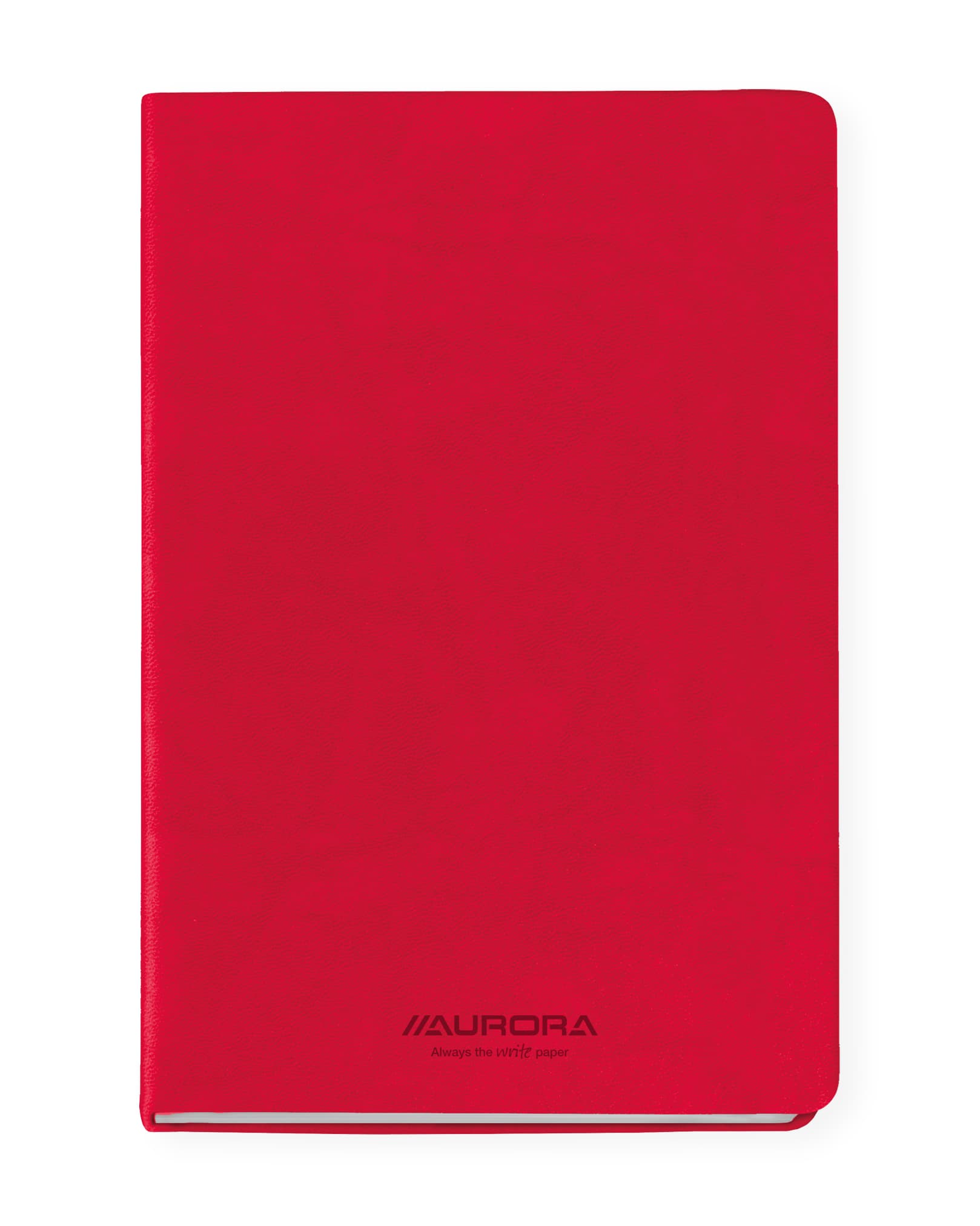 Caiet A5, 192 file - hartie FSC 80gsm, coperta soft-touch rosu, AURORA Capri - dictando