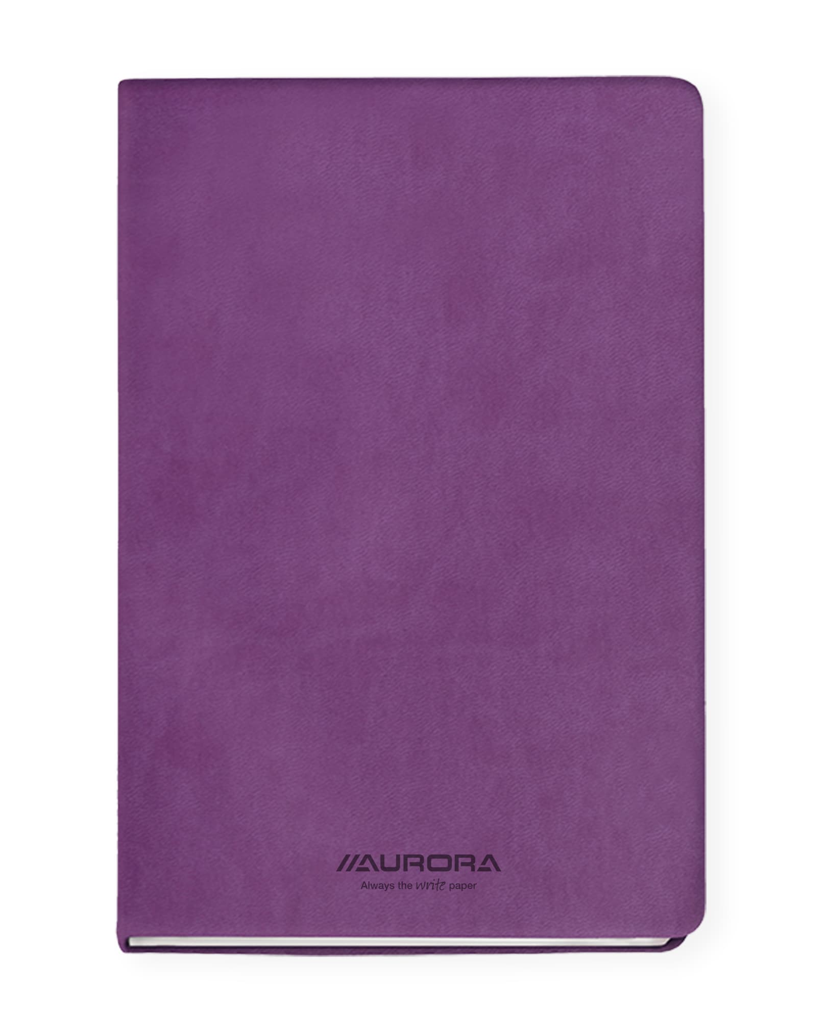 Caiet A5, 192 file - hartie FSC 80gsm, coperta soft-touch violet, AURORA Capri - dictando