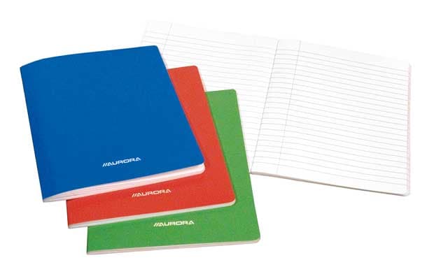 Caiet A4, 60 file - 80gsm, liniat stanga, coperta carton laminat, AURORA - matematica
