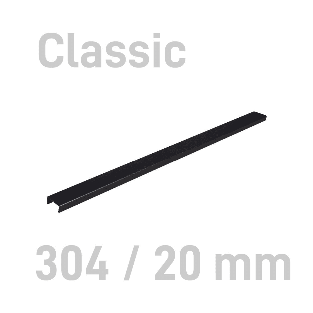 Sina metalica structura panzata, A4, 151-180 pag.(20 mm) 10 buc/set, Metal -BIND OPUS - negru