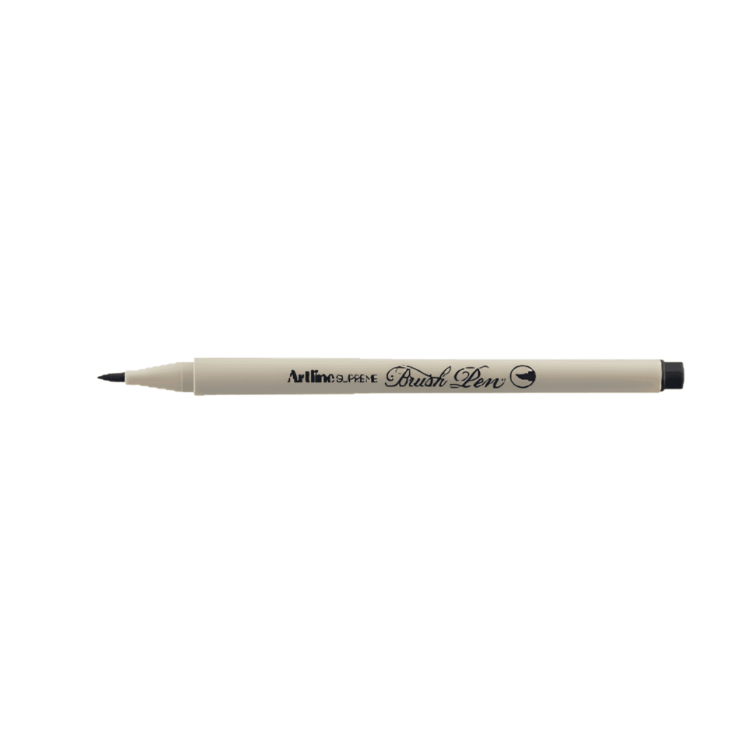 Carioca ARTLINE Supreme Brush Pen, varf flexibil (tip pensula) - negru
