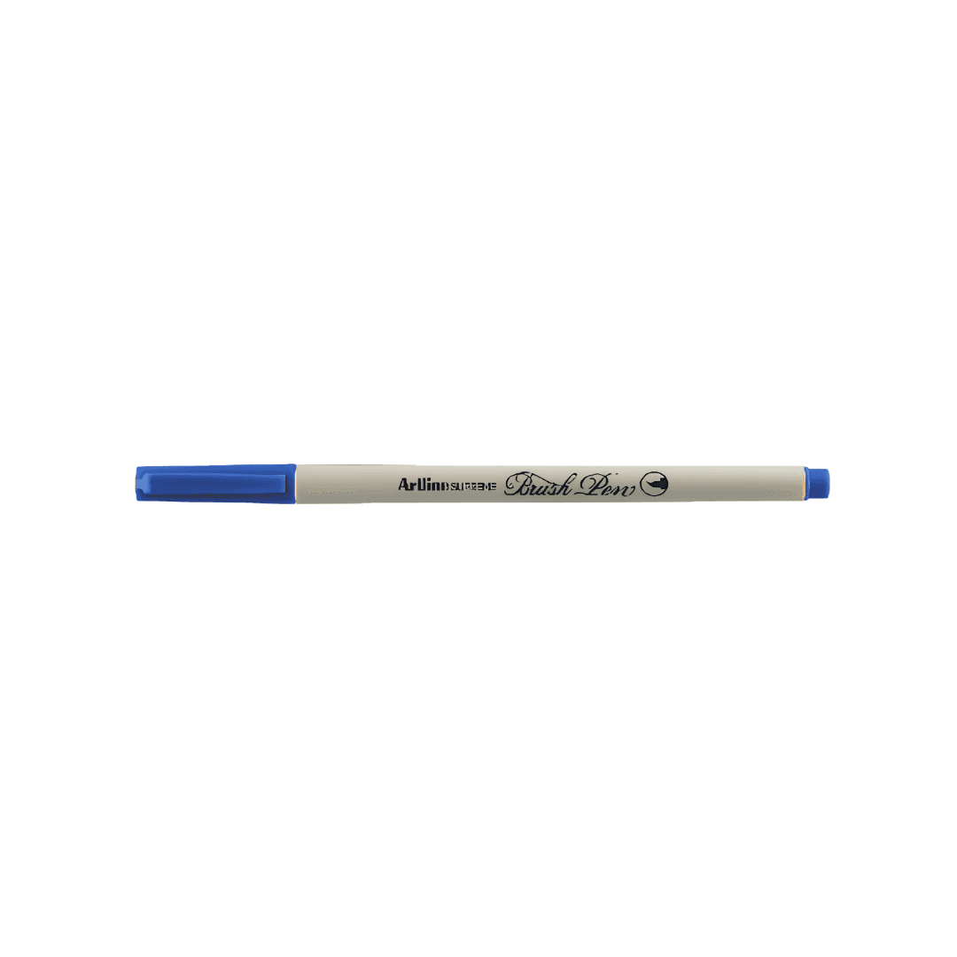 Carioca ARTLINE Supreme Brush Pen, varf flexibil (tip pensula) - albastru