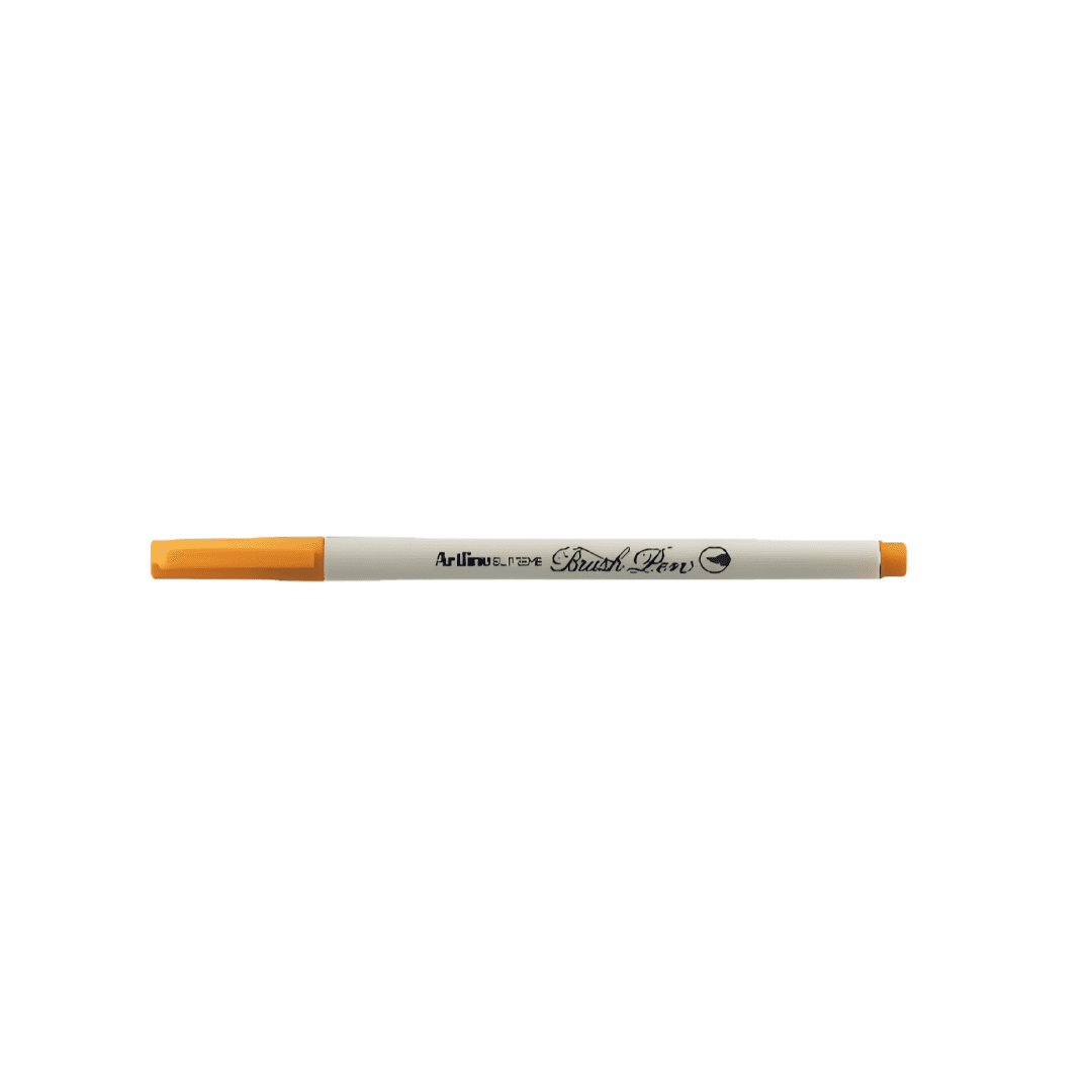 Carioca ARTLINE Supreme Brush Pen, varf flexibil (tip pensula) - galben citron