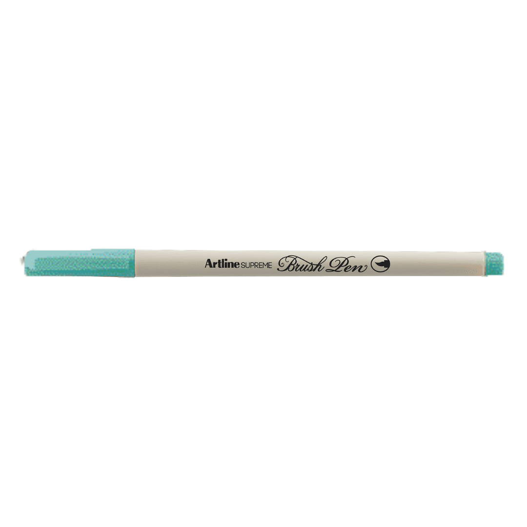 Carioca ARTLINE Supreme Brush Pen, varf flexibil (tip pensula) - turcoaz deschis