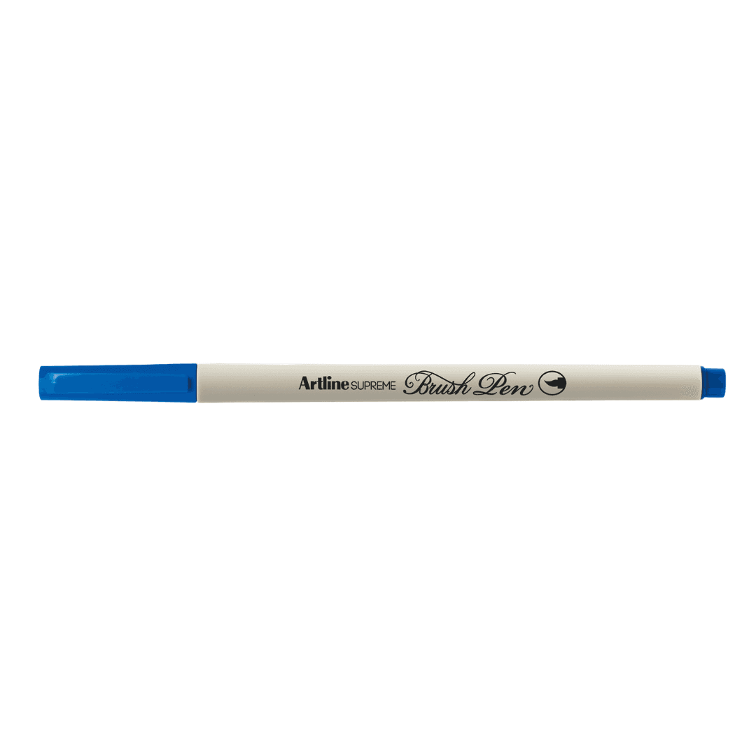 Carioca ARTLINE Supreme Brush Pen, varf flexibil (tip pensula) - albastru electric