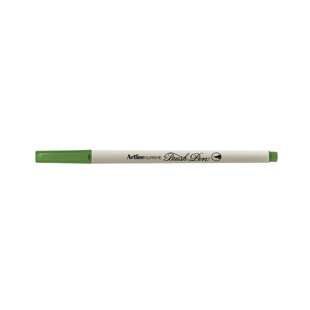 Carioca ARTLINE Supreme Brush Pen, varf flexibil (tip pensula) - verde pal