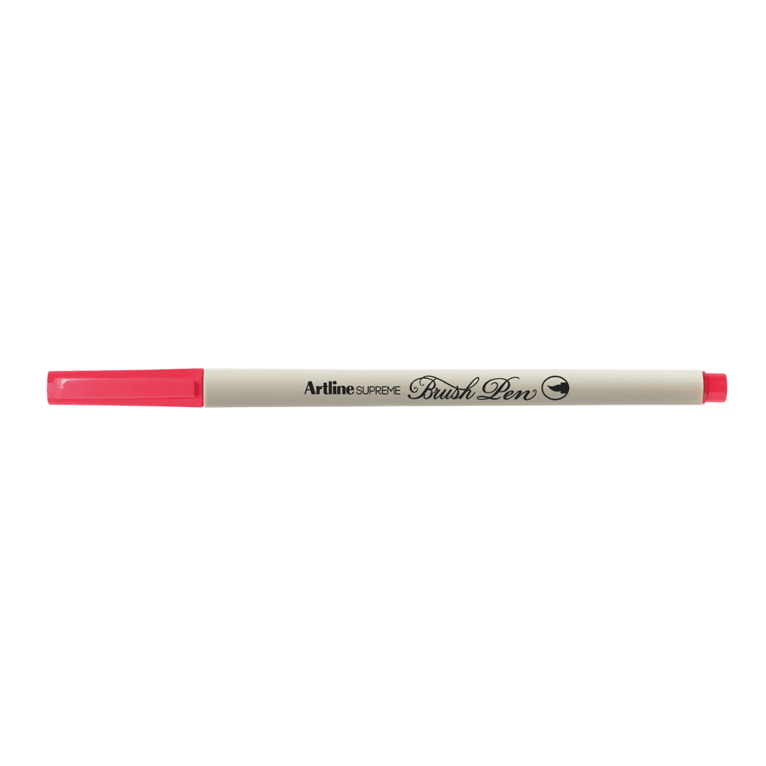 Carioca ARTLINE Supreme Brush Pen, varf flexibil (tip pensula) - roz trandafiriu
