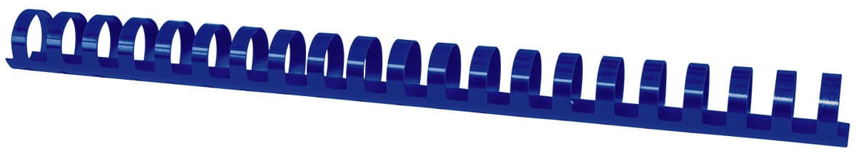 Inele plastic 22 mm, max 210 coli, 50buc/cut Office Products - albastru