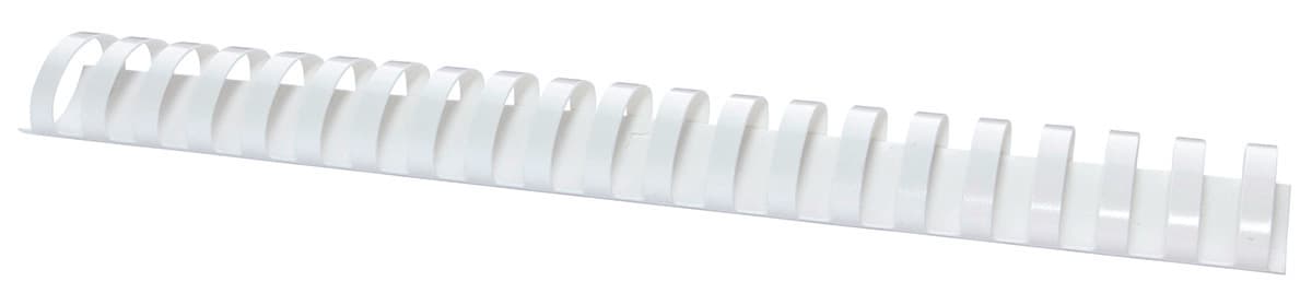 Inele plastic 38 mm, max 350 coli, 50buc/cut Office Products - alb