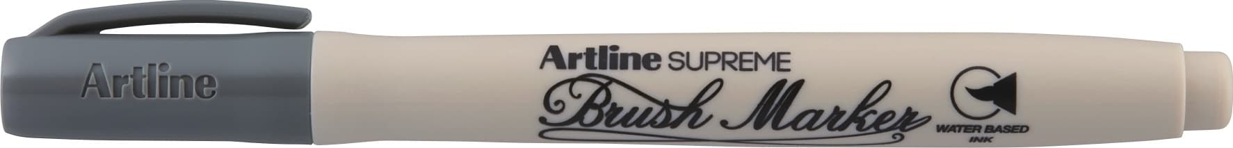 Carioca ARTLINE Supreme, varf flexibil (tip pensula) - gri