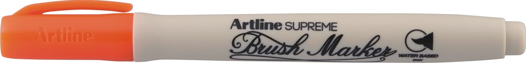 Carioca ARTLINE Supreme, varf flexibil (tip pensula) - portocaliu