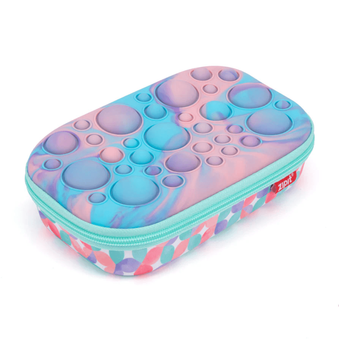 Penar cu fermoar ZIPIT Bubble Top Storage Box - Pastel Melt