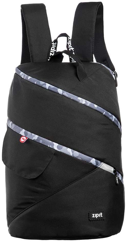 Rucsac ZIPIT Looper Premium - negru cu camuflaj