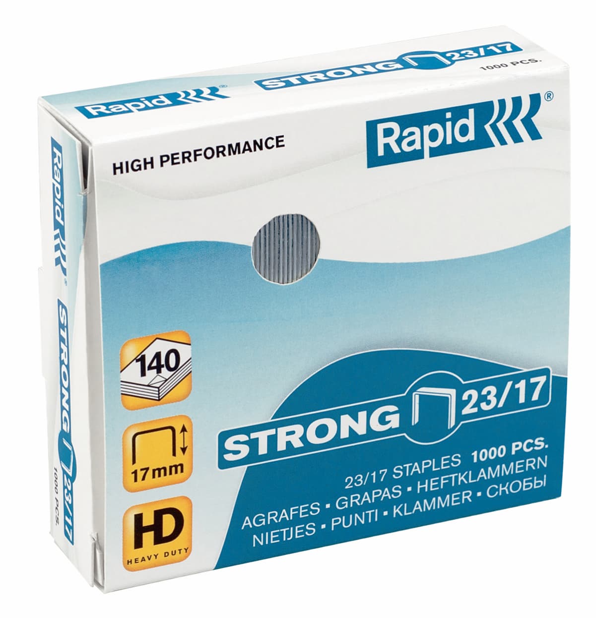 Capse Rapid Strong, 23/17, 110-140 coli, 1000 buc/cutie