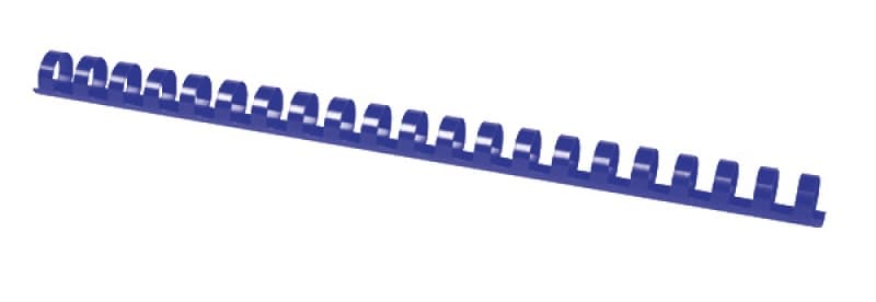 Inele plastic 14 mm, max 115 coli, 100buc/cut, Office Products - albastru