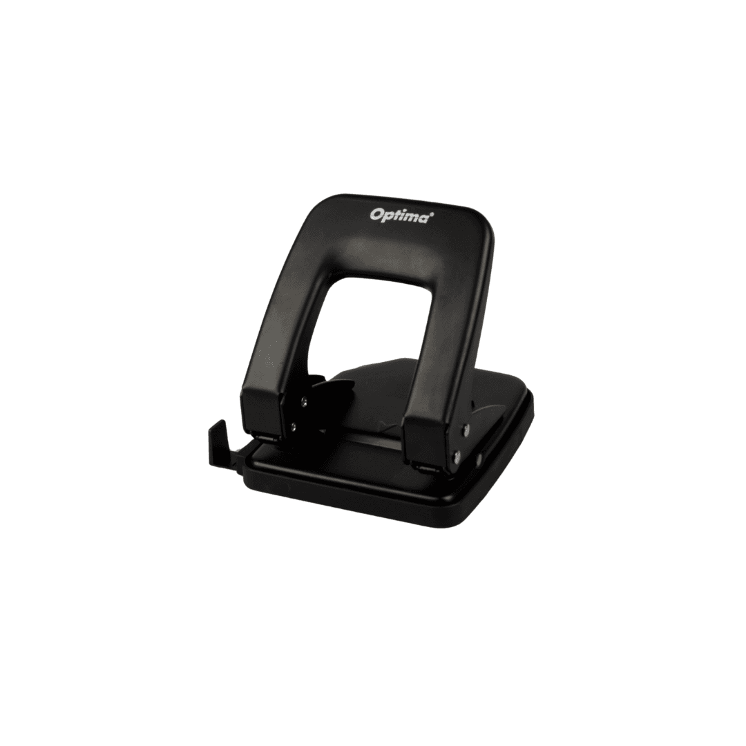 Perforator metalic, 35 coli, Optima Classic MP35 - negru