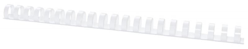 Inele plastic 16 mm, max 145 coli, 100buc/cut, Office Products - alb