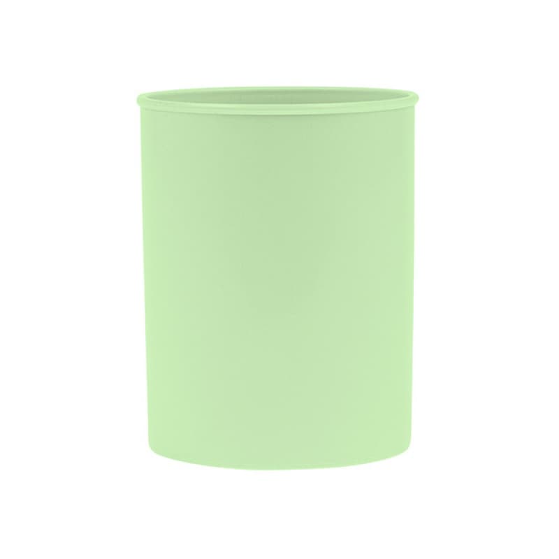 Suport plastic, cilindric, pentru instrumente de scris, D75mm, H-9.5cm, DONAU Life - verde pastel