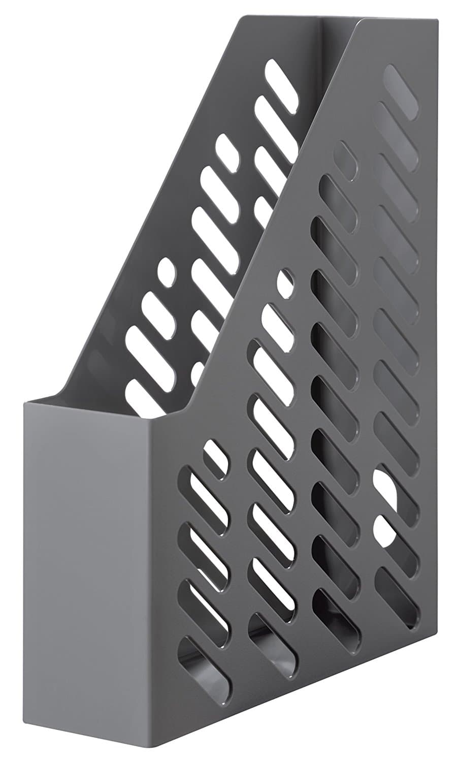 Suport vertical plastic pentru cataloage HAN Klassik - gri inchis