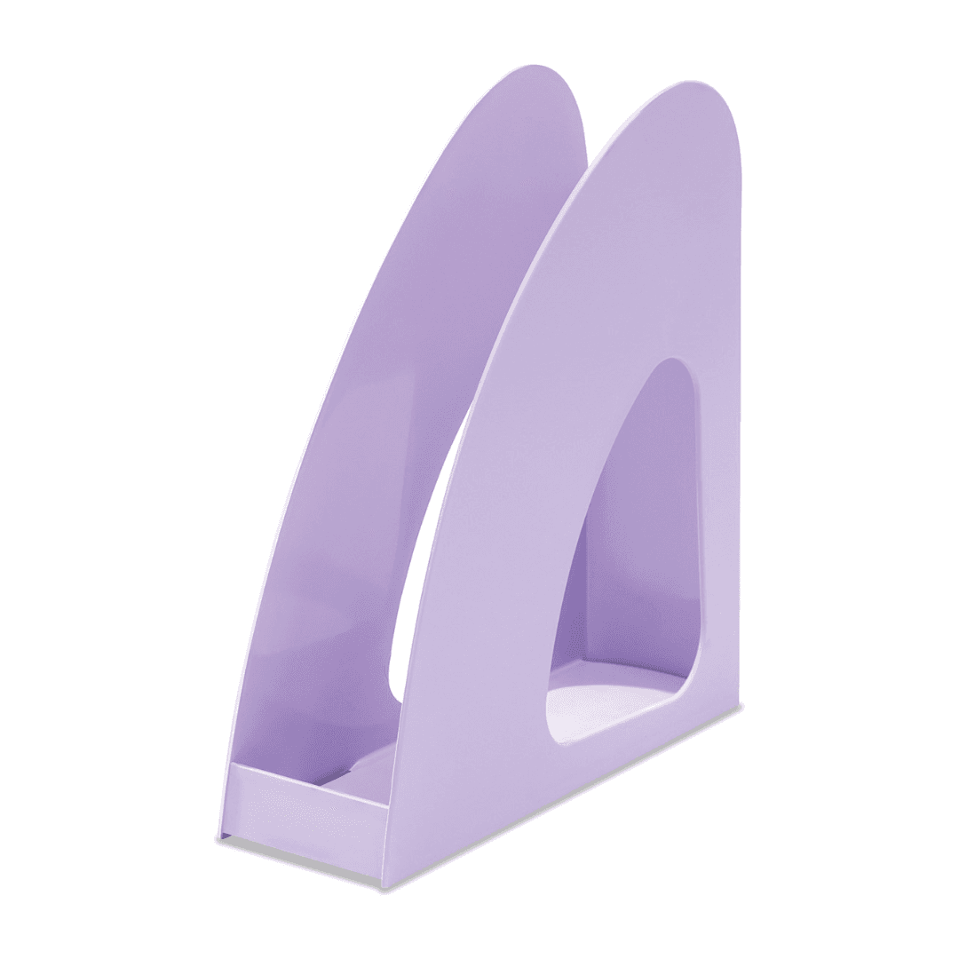 Suport vertical plastic pentru cataloage HAN Re-Loop, PP reciclat - violet pastel