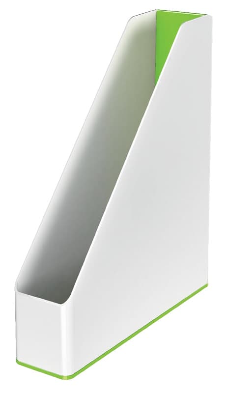 Suport vertical LEITZ WOW, pentru documente, PS, A4, culori duale, alb-verde