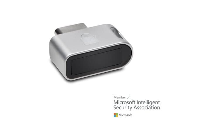 Sistem autentificare Kensington, pe baza de amprenta, wireless, conexiune USB-C, negru