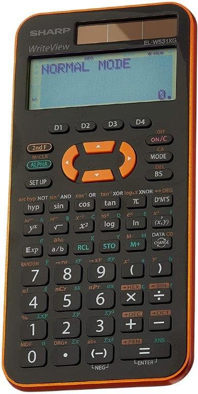 Calculator stiintific, 16 digits, 335 functii, 168x80x14mm, dual power, SHARP EL-W531XGYR -