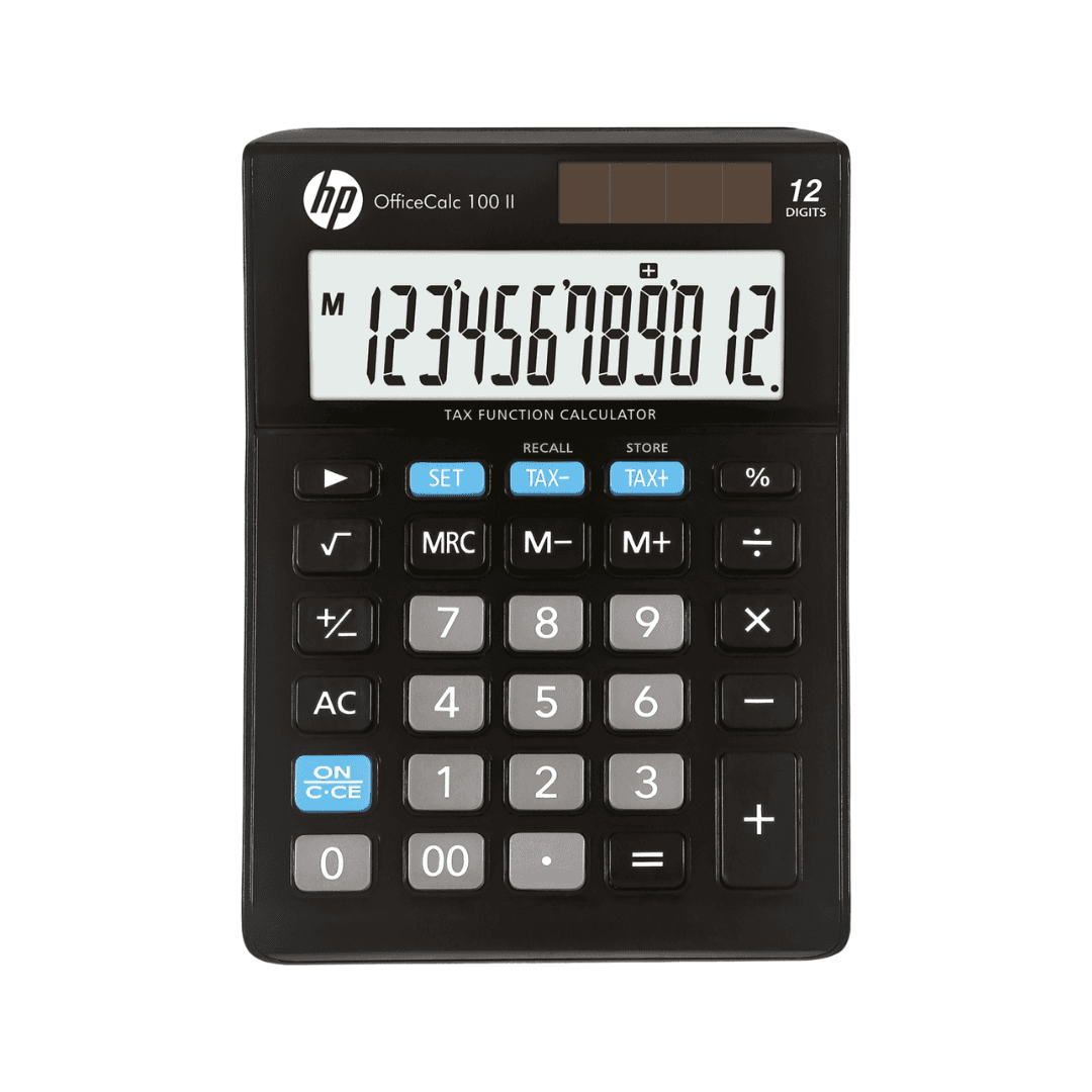Calculator de birou, 12 digits, 147x103x28mm, solar power, HP OC100