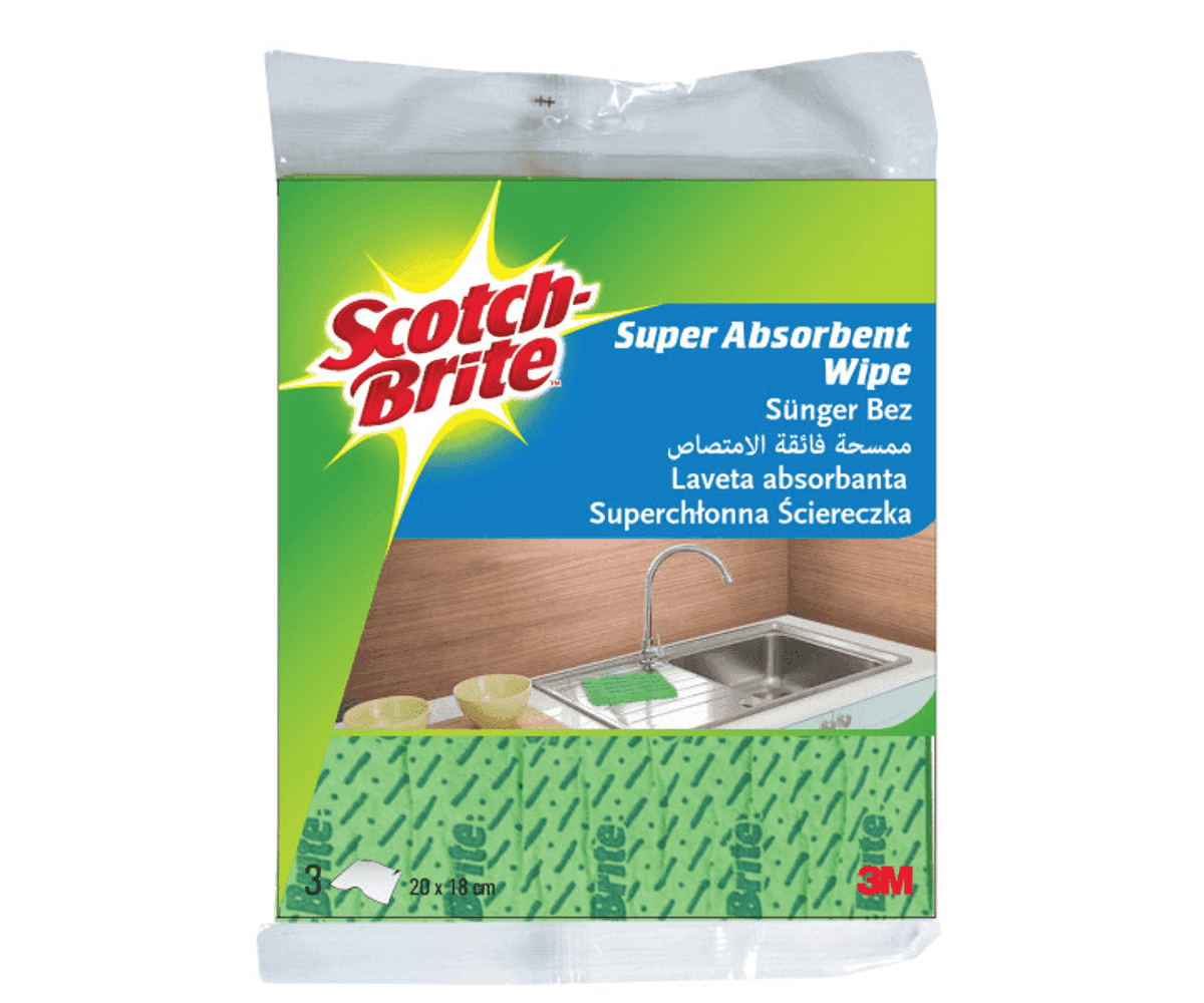 Lavete super absorbante 3M Scotch Brite, 3 buc/set