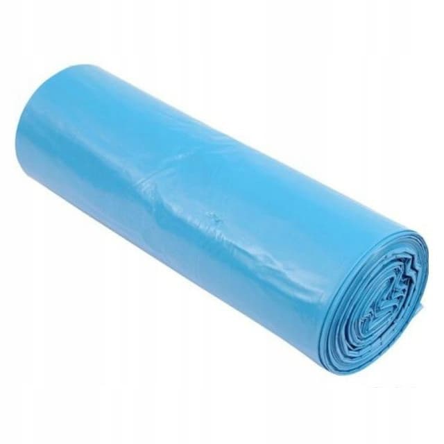 Saci menajeri extra rezistenti LDPE, 120L, 70 x 110cm, 24 microni, 25buc/rola, Sipeko - albastri