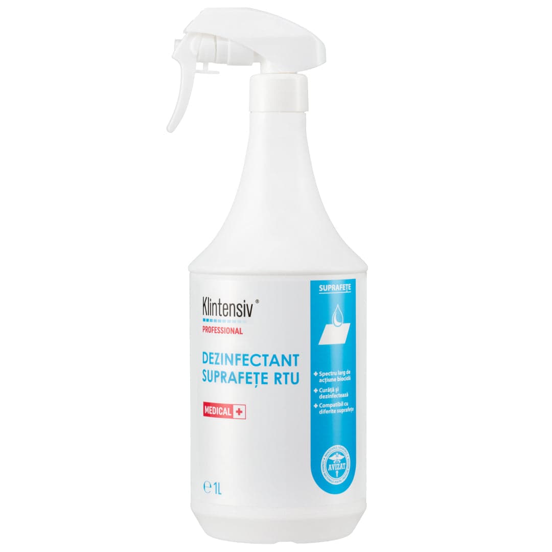 Dezinfectant suprafete Klintensiv Professional RTU, 1L